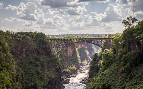 Victoria Falls Bridge in Zambia