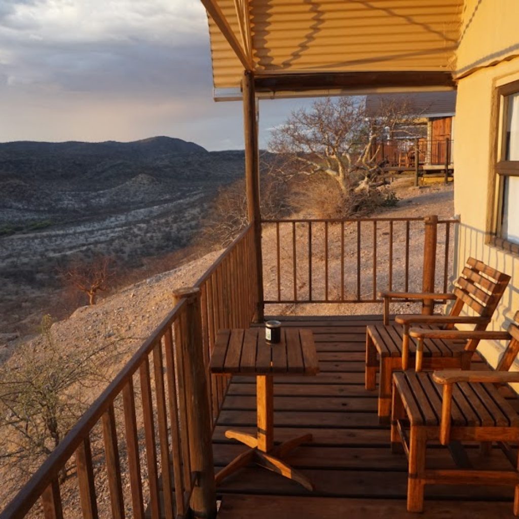 Wooden cabin accommodation