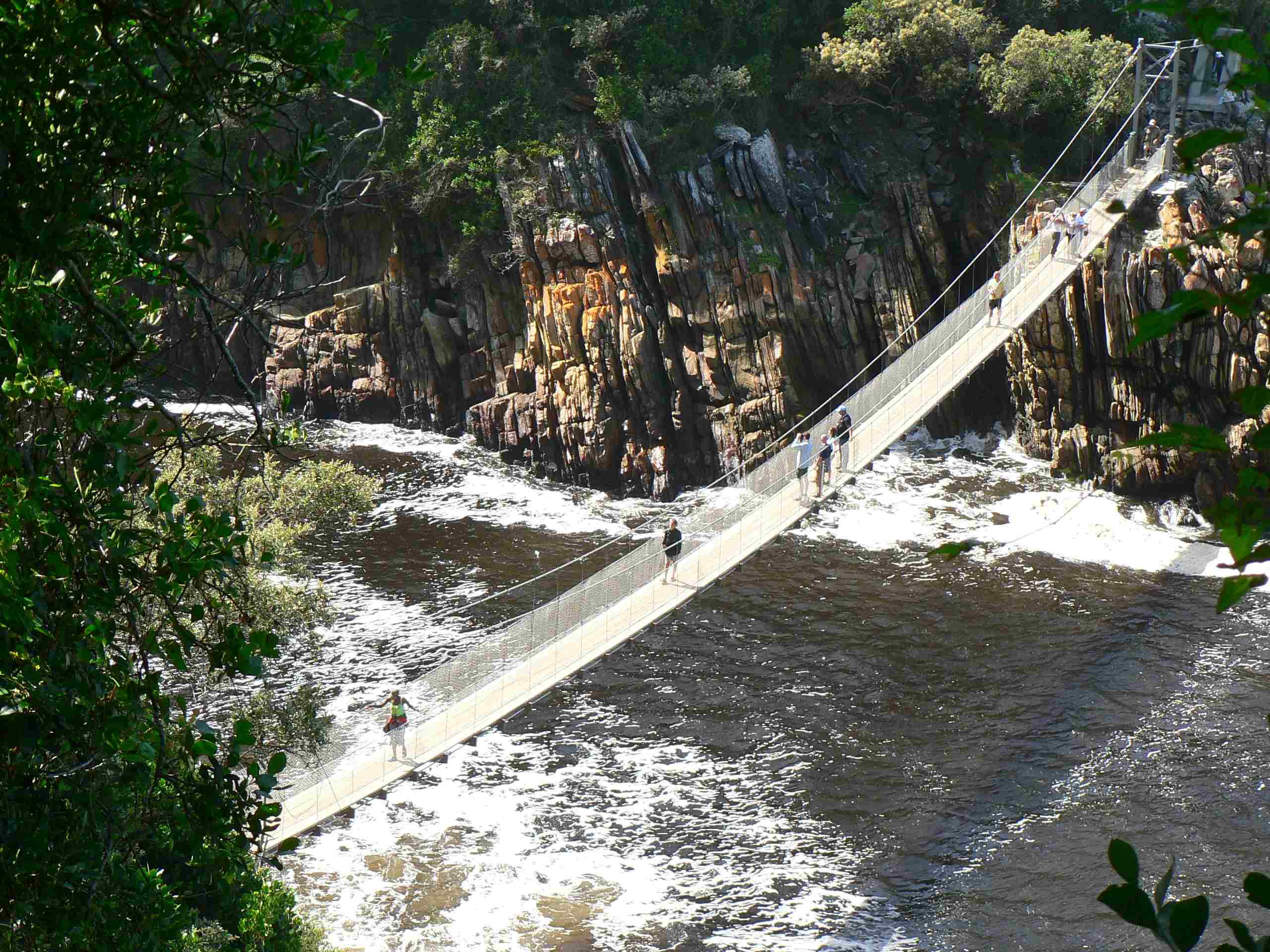 tsitsikamma, bridge over Storm's river mouth