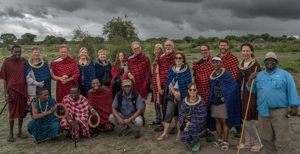 Masaai mara group photo