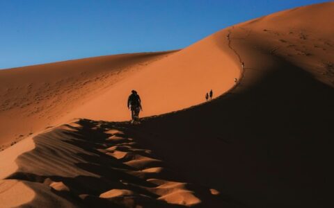 African Overland Tours Walking the Dunes