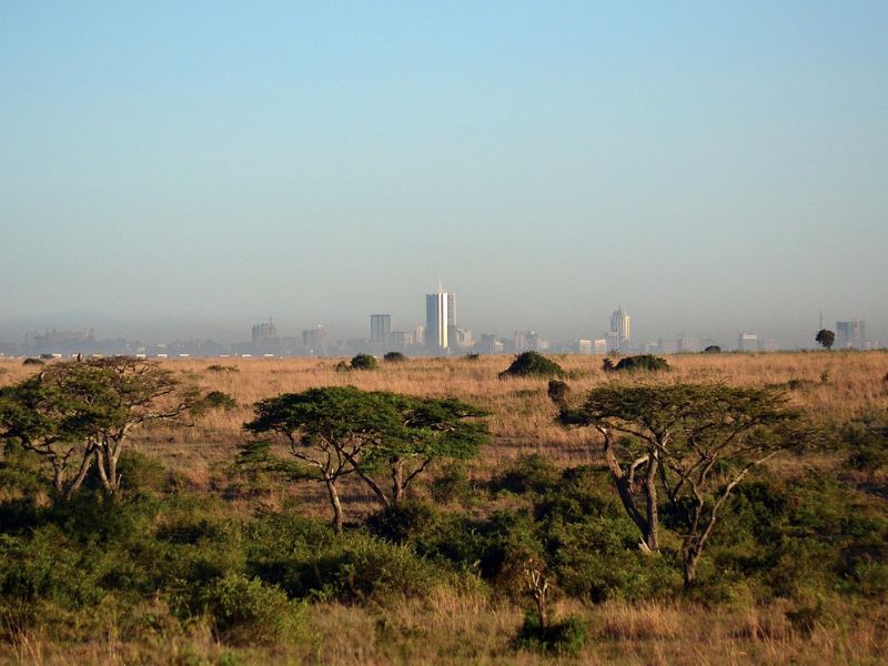 Birdlife in Nairobi, Kenyatta International Convention center from outside|Buildings in Nairobi|Signs in Nairobi|City Streets of Nairobi
