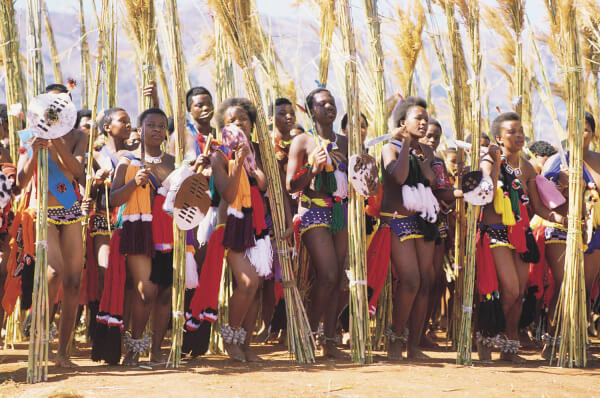 Eswatini (formerly Swaziland), South Africa