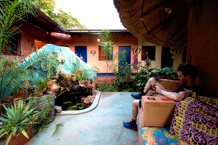 backpackers in livingstone