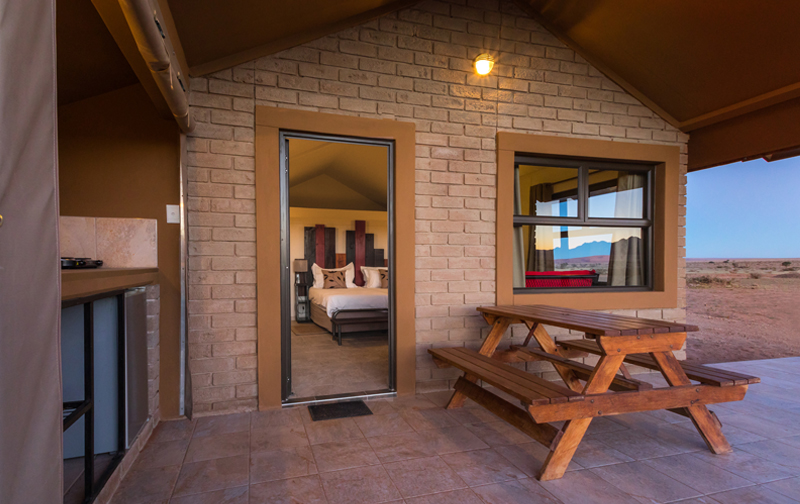 Desert Camp, Patio and Kitchenette , Sossusvlei, Namib Desert