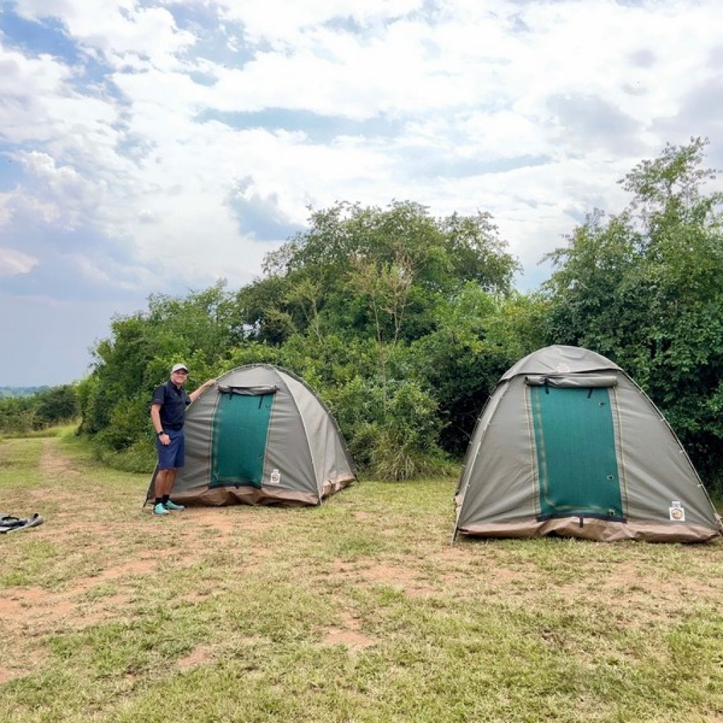 Campsite in Kampala