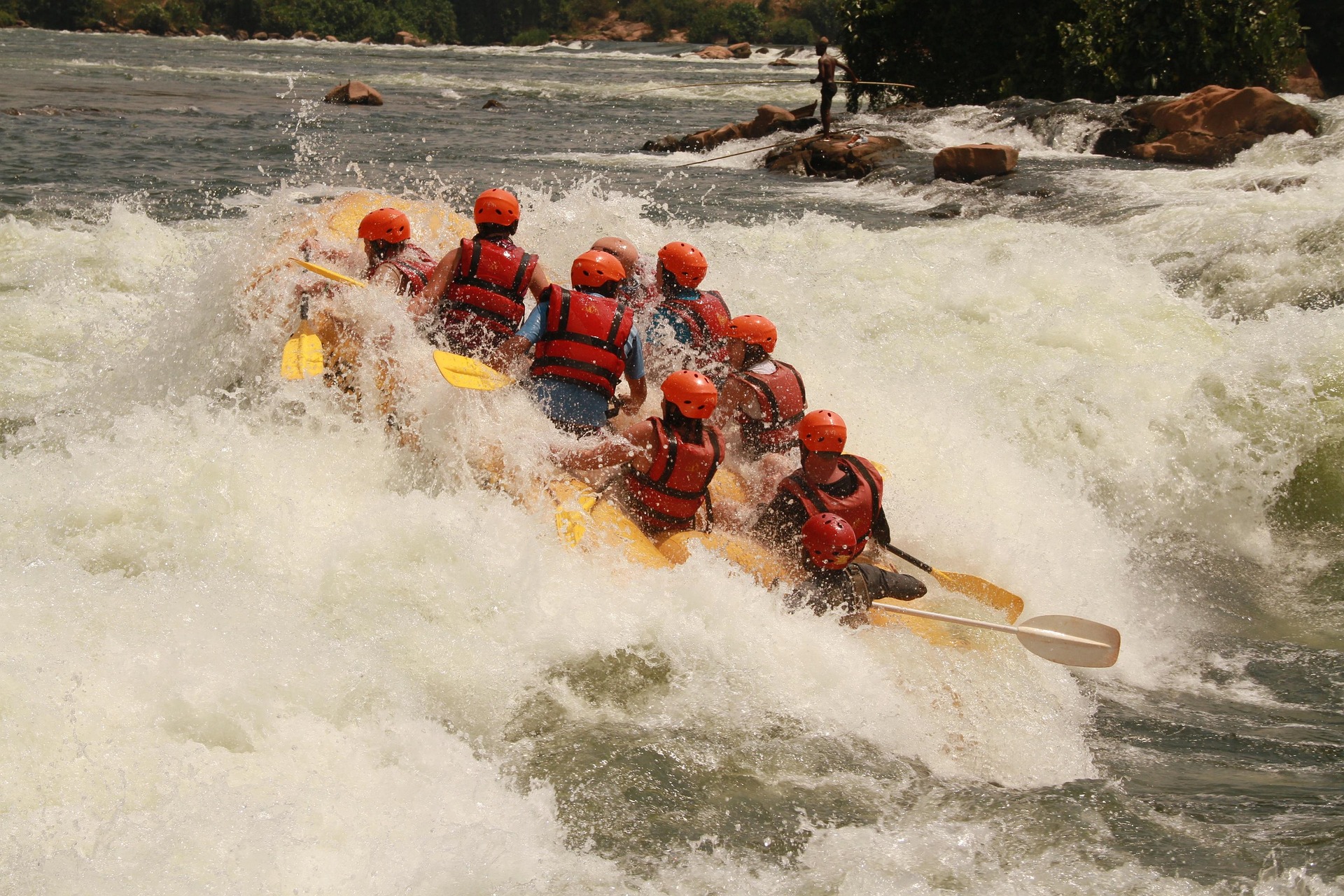 white-water-rafting-Nile-River, Uganda