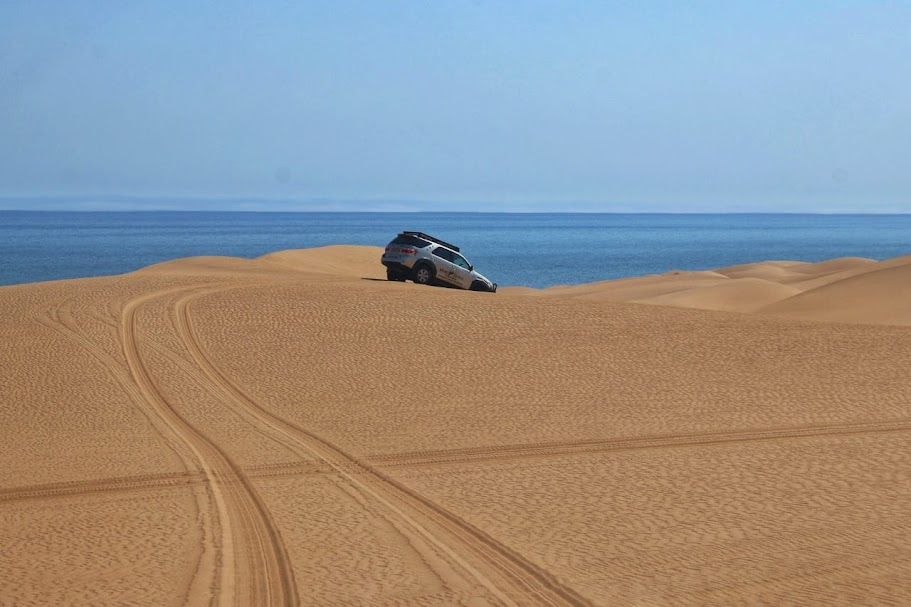 Slide Down the Dunes at Sandwich Harbour