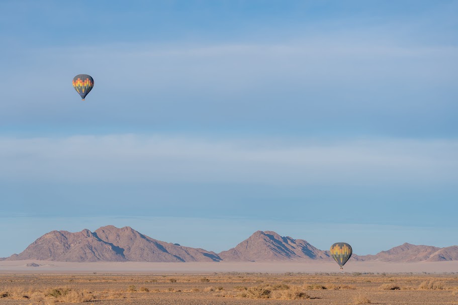 Float Above the Namib in a Hot Air Balloon