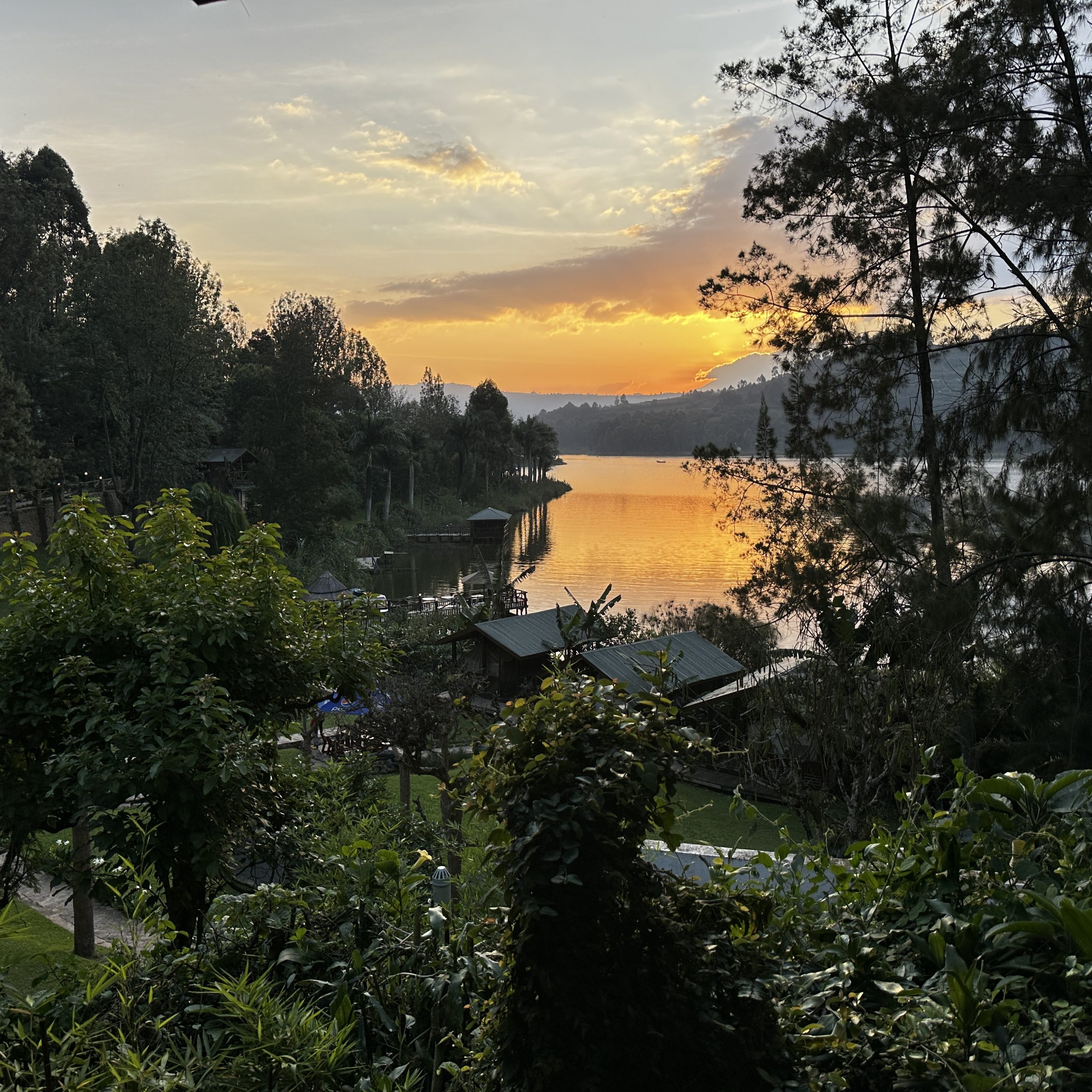 Lake Bunyonyi sunset