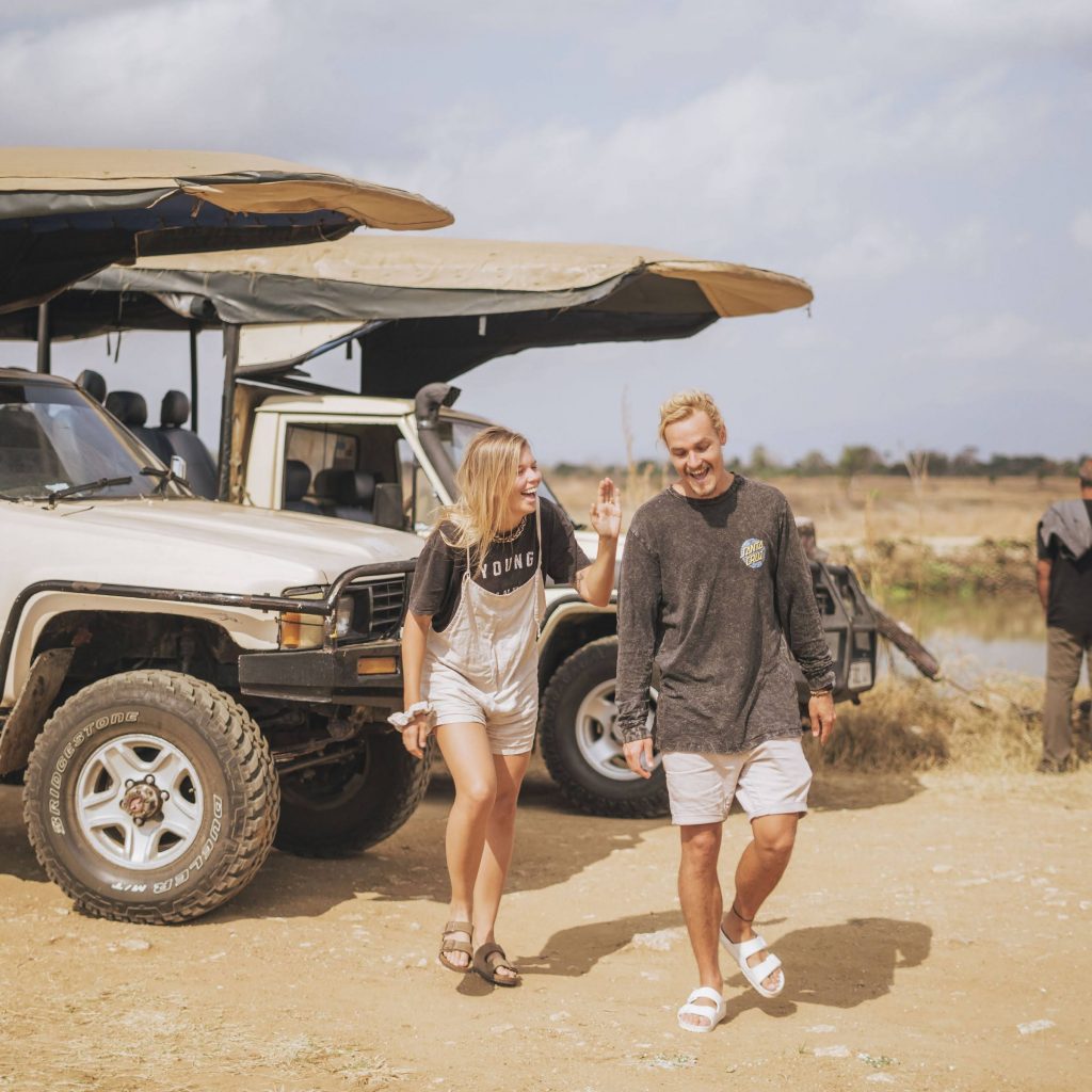 couple experiencing africa