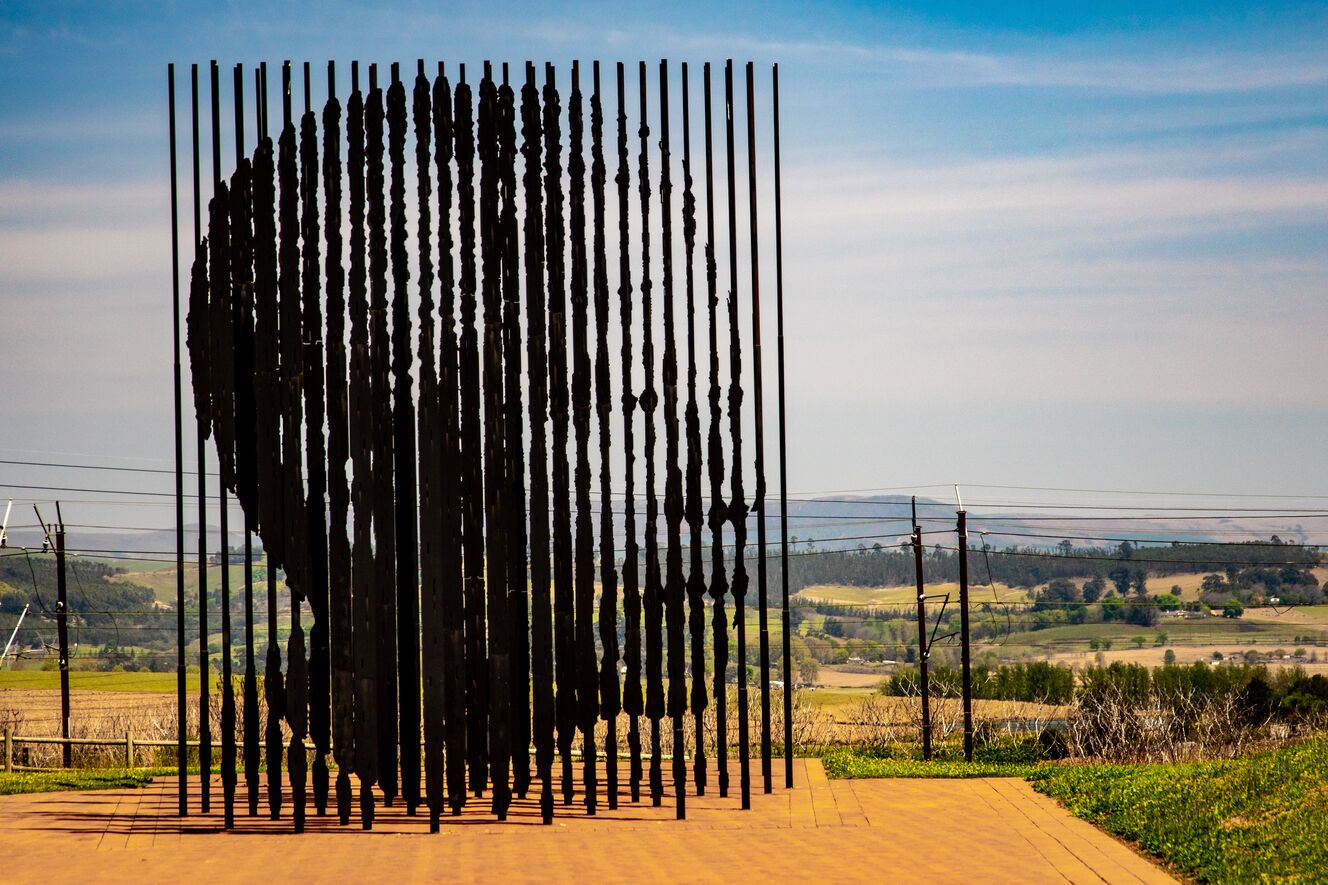 Nelson Mandela Capture Site sculpture, Howick, South African historical landmark(1)