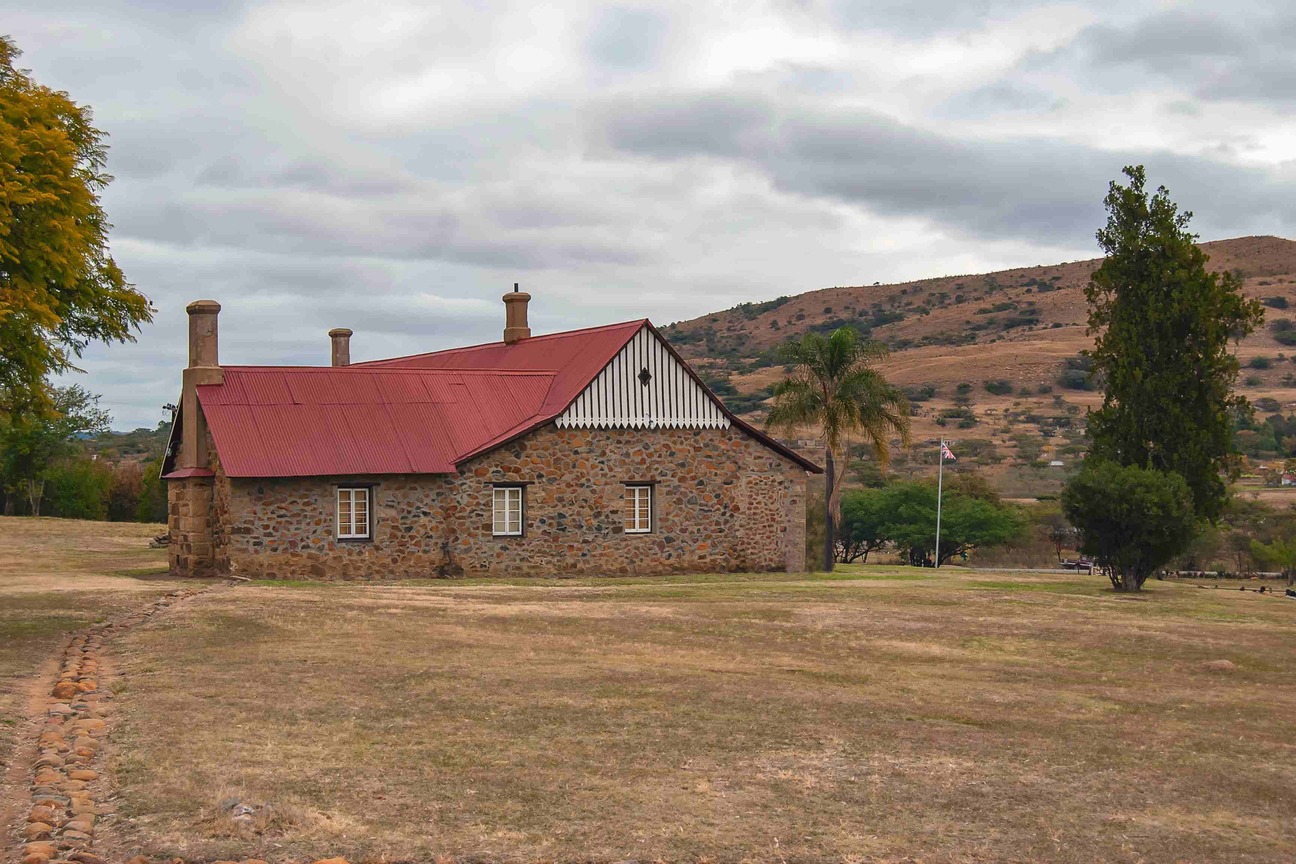 Outside of Rorke's Drift in KZN, Znglo-Zulu war battle site