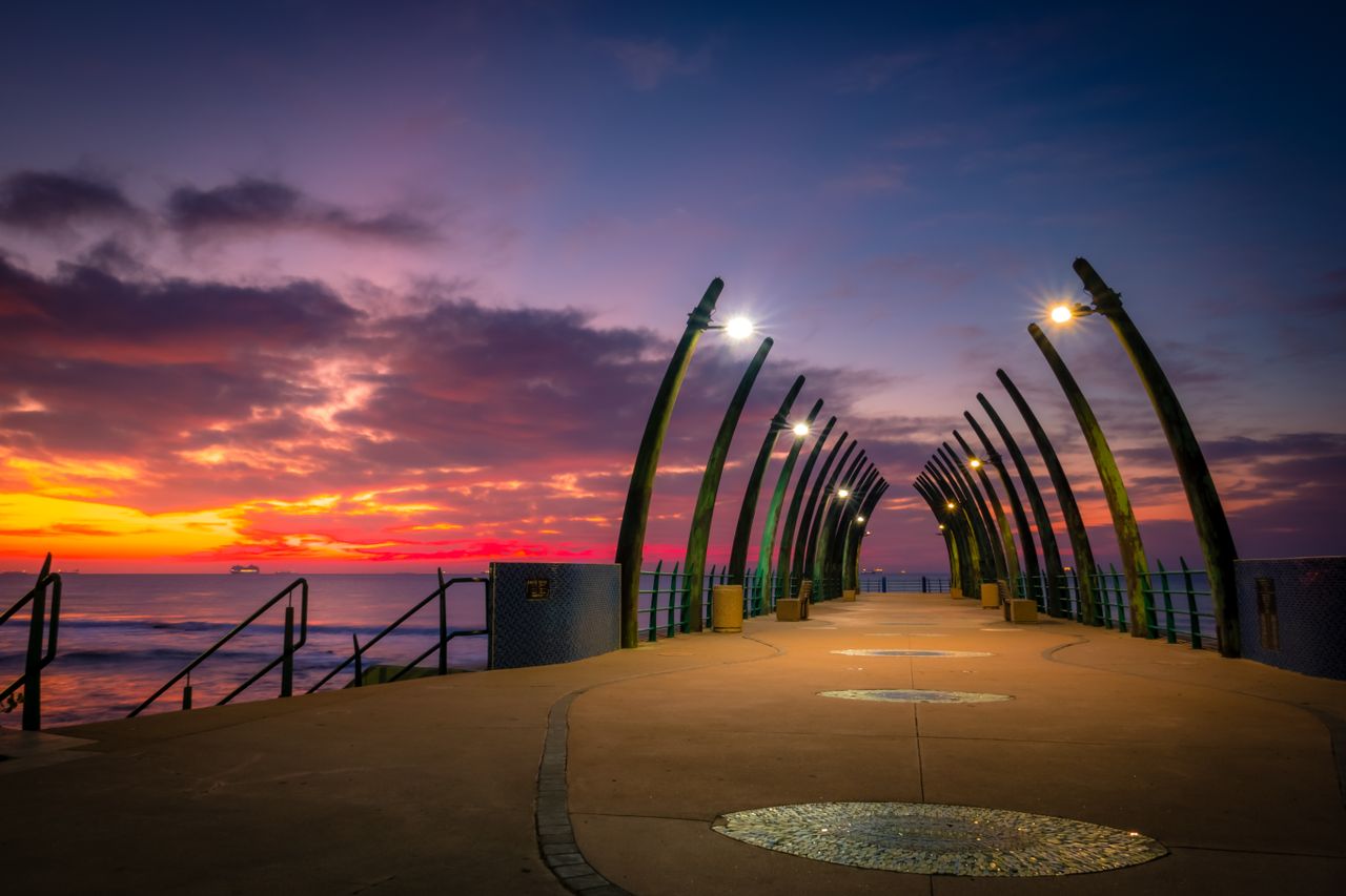 Whale bone pier Umhlanga, Durban