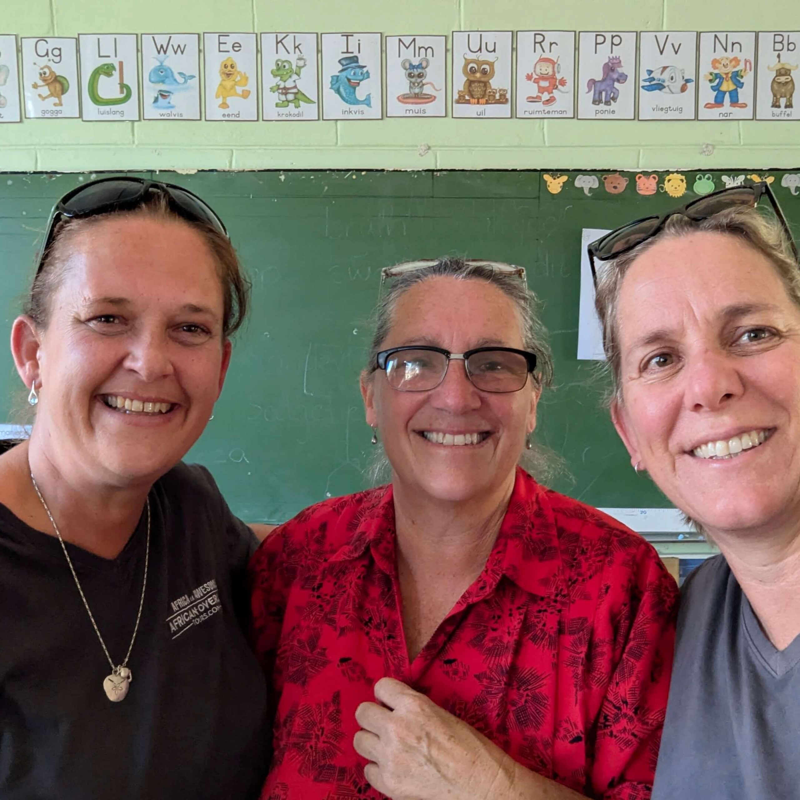 Jess and Minette at Rondevlei Learning Centre