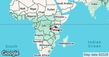 10 Day Arusha to Dar es Salaam Map Image