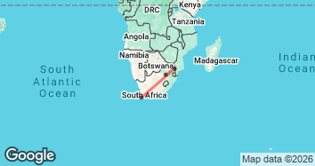 10 Days South Africa Solo Escape Map Image