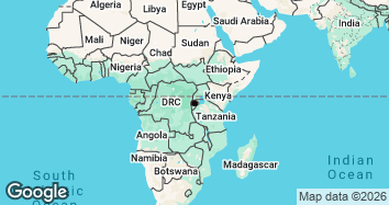 8 Day Rwanda Adventure Tour Map Image