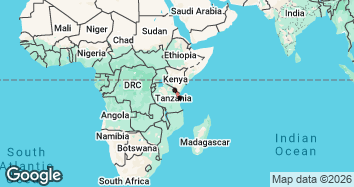 14 Day Kilimanjaro: Scenic Lemosho Route & Zanzibar Map Image