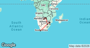 21 Day Southern Africa Tour – Cape Town to Maun Map Image