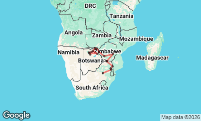 19 Day Okavango, Chobe and Kruger Tour