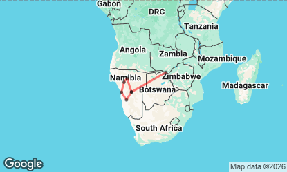 12 Day Windhoek to Victoria Falls Tour