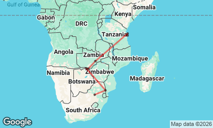 22 Day Zanzibar, Victoria Falls & Kruger Tour