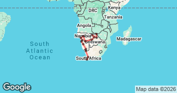 21 Day Discover Southern Africa: Victoria Falls to Cape Town Map Image