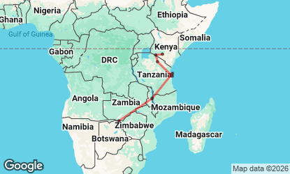 21 Day Nairobi to Livingstone Tour