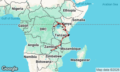 37 Day Nairobi to Livingstone and Gorillas Explorer