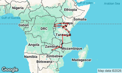 37 Day Livingstone to Gorillas Overland Explorer