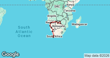 20 Day Victoria Falls to Cape Town Overland Map Image