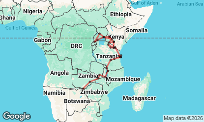 37 Day Livingstone to Gorillas Expedition