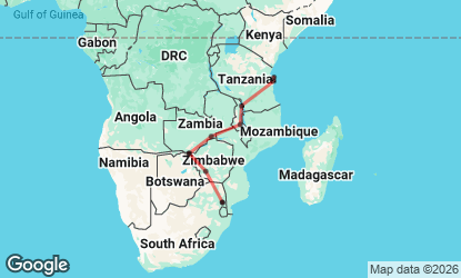 23 Day South Africa to Tanzania Tour