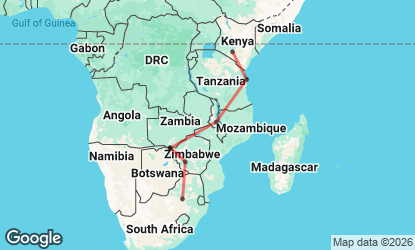 29 Day South Africa to Kenya Overland