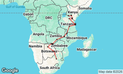 46 Day Nairobi to Kruger and Gorillas Adventure