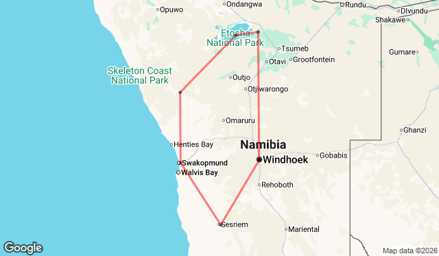 12 Day Namibia Classic: Desert and Wildlife Safari