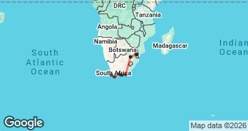 14 Day South African Adventure: Cape Town, Kruger & Garden Route Map Image