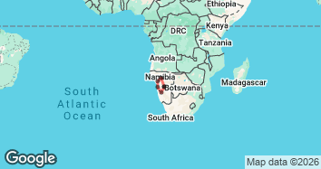 7 Day Exploring Namibia – Private Lodge Safari Map Image