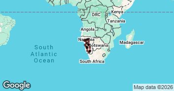 21 Day Ultimate Highlights of Namibia Private Safari Map Image