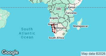 15 Day Must-See Highlights of Namibia Safari Map Image