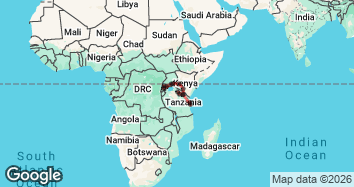 19 Day East Africa Overland Adventure: Kampala to Zanzibar Map Image