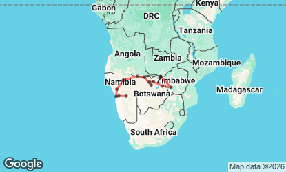 21 Day Namibia, Botswana and Zimbabwe: Dunes, Delta and Iconic Wildlife Tour