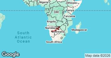 10 Day Botswana Safari Map Image