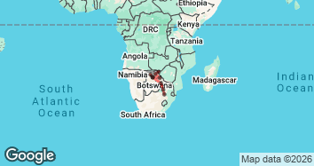 10 Day Botswana Family Tour Map Image