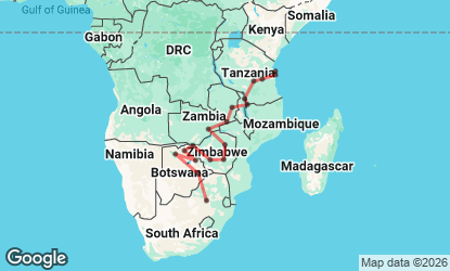 29 Days: Unveiling Africa’s Wild Jewels – Johannesburg to Zanzibar Tour