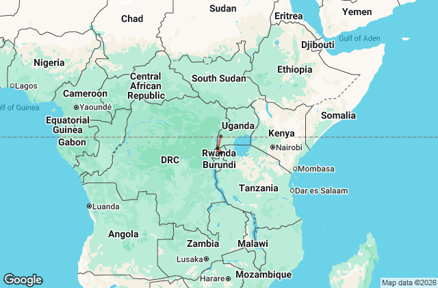 9 Day Discover Rwanda & Uganda: Gorillas, Wildlife & Culture Map