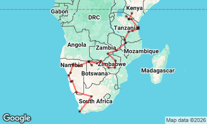 49 Day Cape Town to Kenya Overland Tour