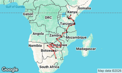37 Day Johannesburg to Nairobi Overland Adventure