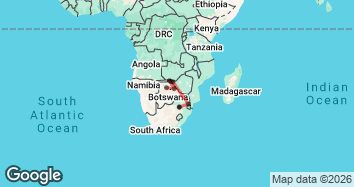 14 Day Wildlife and Wonders: Johannesburg to Maun Tour Map Image